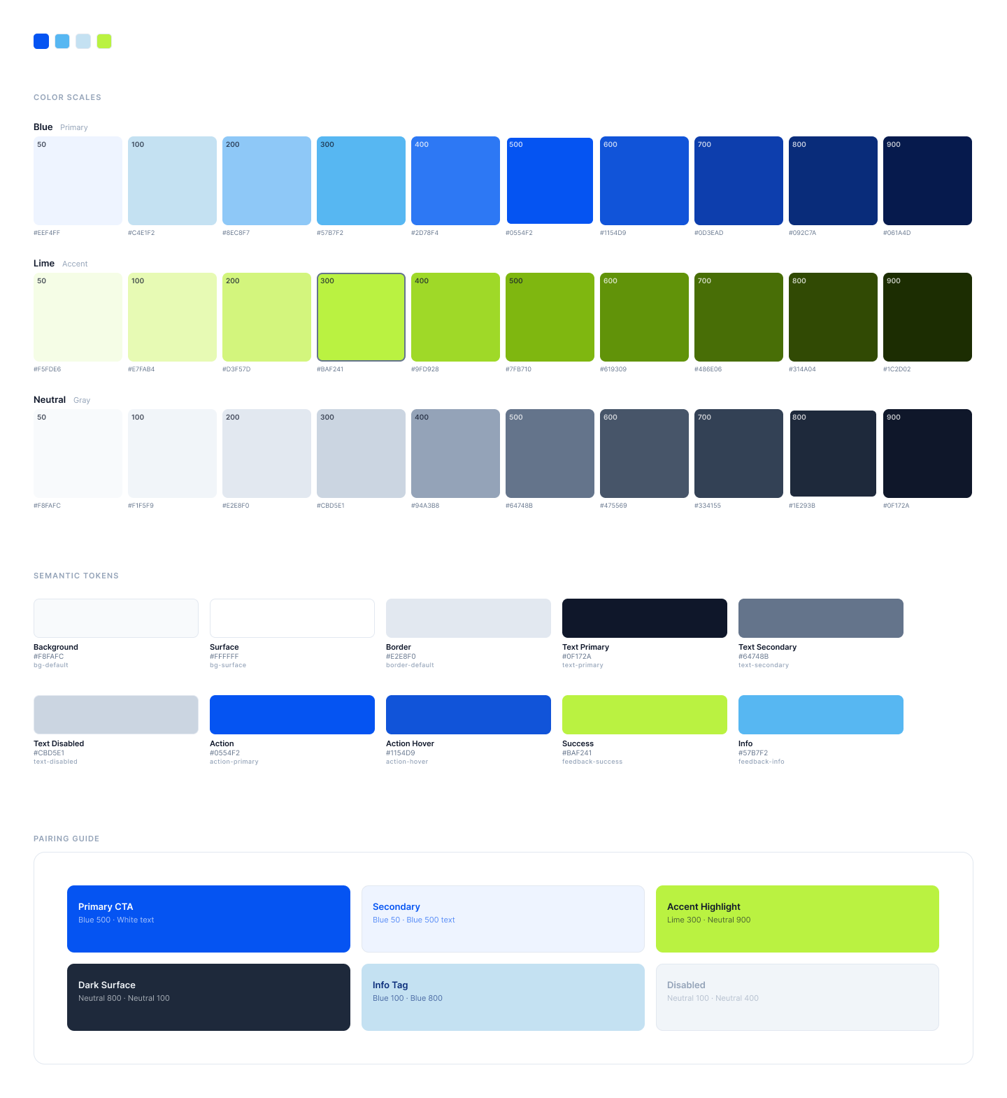 Color System Screen